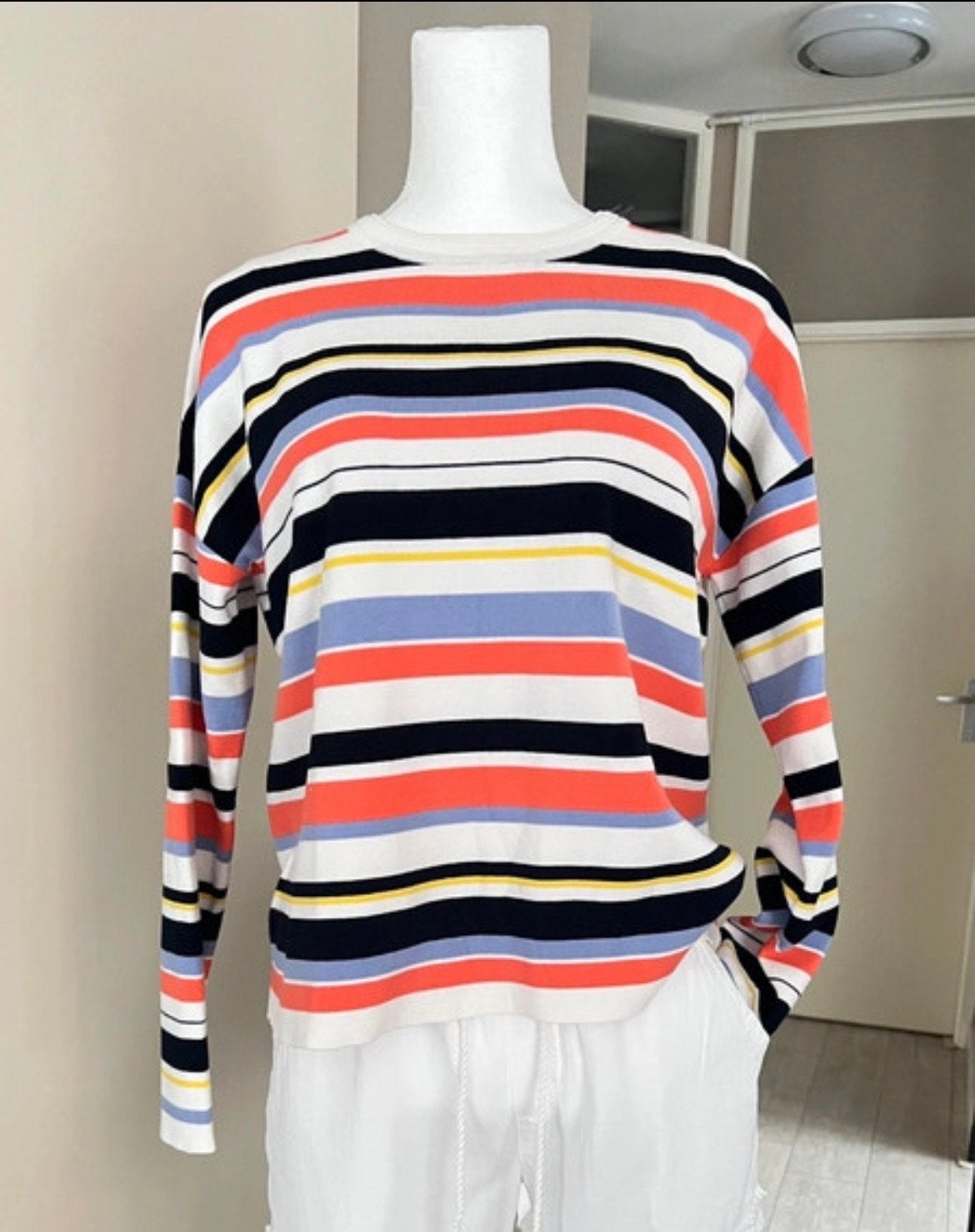 Karen Millen gestreepte trui (preloved), Verzenden, Gedragen, Maat 38/40 (M), Meerkleurig