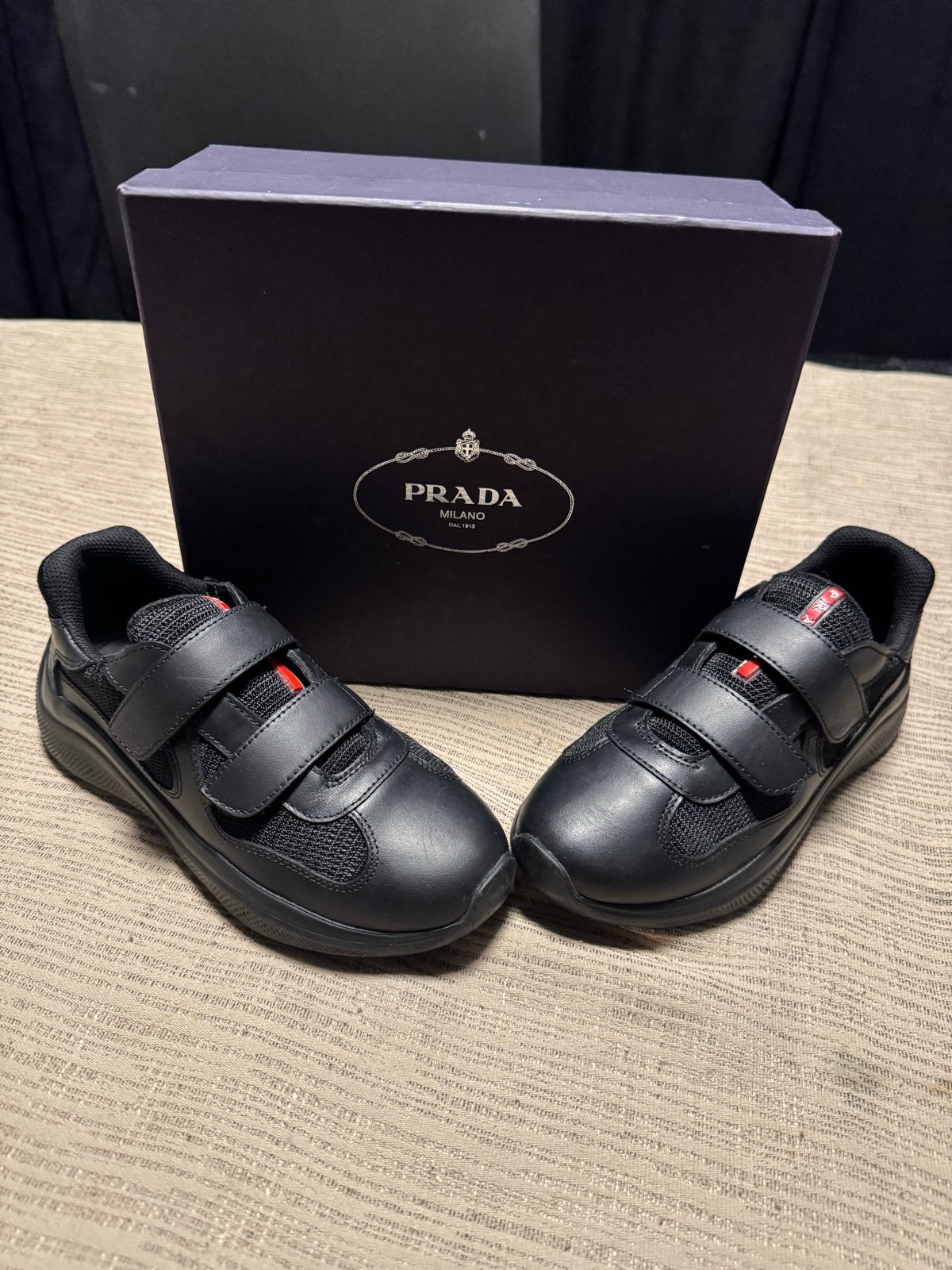 Prada sneakers voor kinderen - Maat 32, Ophalen of Verzenden, Zo goed als nieuw, Jongen of Meisje, Schoenen