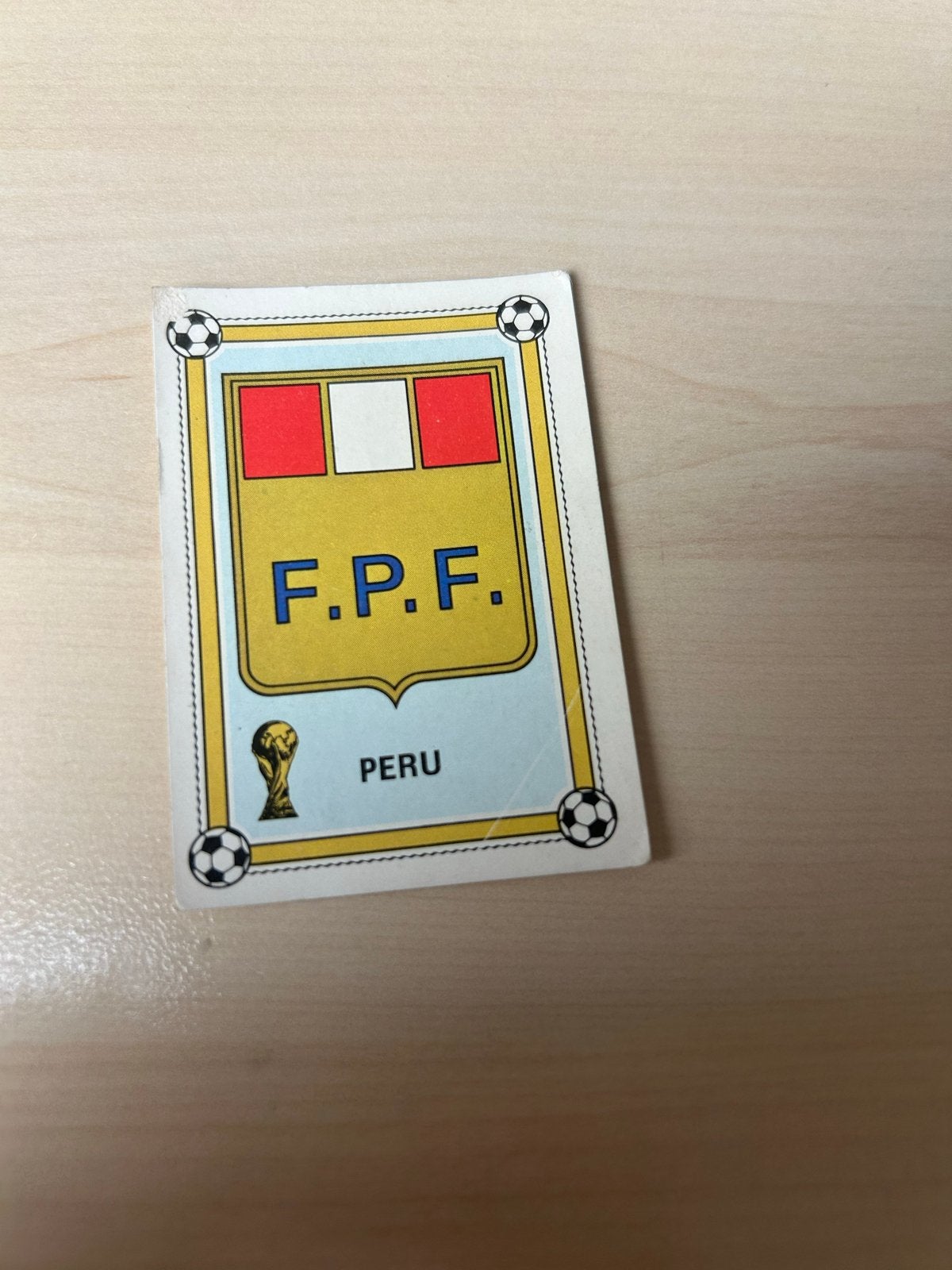 Panini WK 1978 Peru Plaatje #295, Ophalen of Verzenden, Gebruikt, Sticker