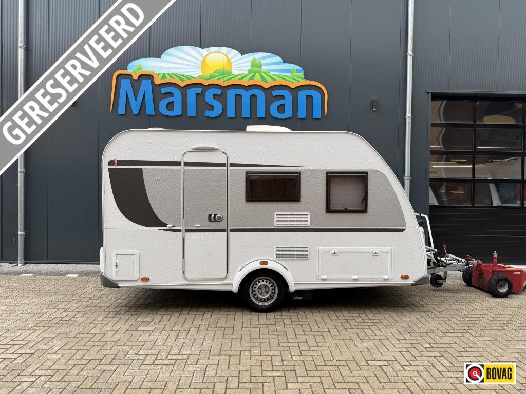 Knaus Sport 400 QD Nieuw staat | Compleet, Caravans en Kamperen, Treinzit, 750 - 1000 kg, Schokbreker, Knaus