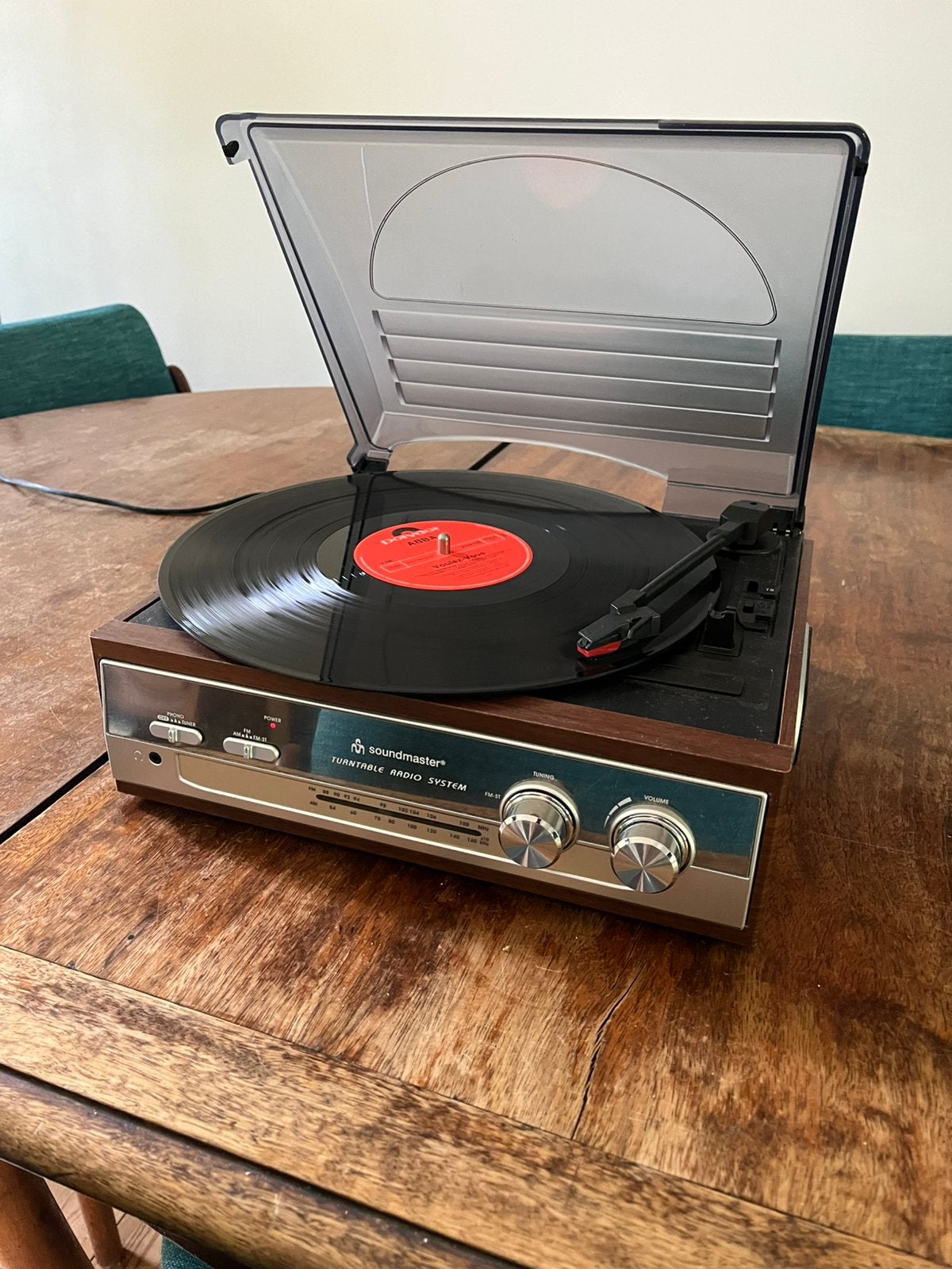 Soundmaster PL186 Platenspeler, Ophalen, Zo goed als nieuw, Overige merken