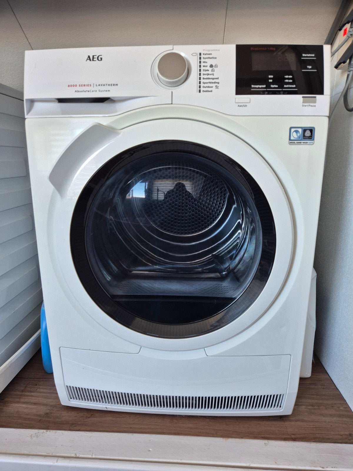 AEG warmtepompdroger - waarschijnlijk Ventilator defect, Witgoed en Apparatuur, Ophalen, Overige typen, 8 tot 10 kg, Voorlader