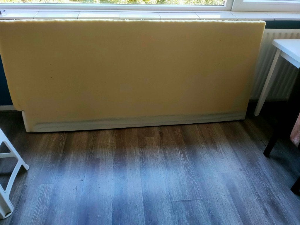 schuimrubber  85x190 cm  75mm dik, Ophalen, Gebruikt, Overige thema's, Meerkleurig