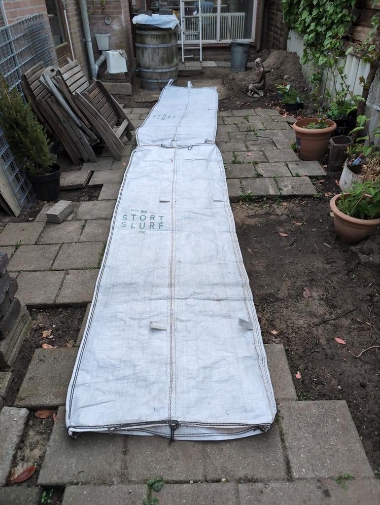 Stortslurf 6 meter - prima bruikbaar met kleine beschadiging, Ophalen of Verzenden, Gebruikt