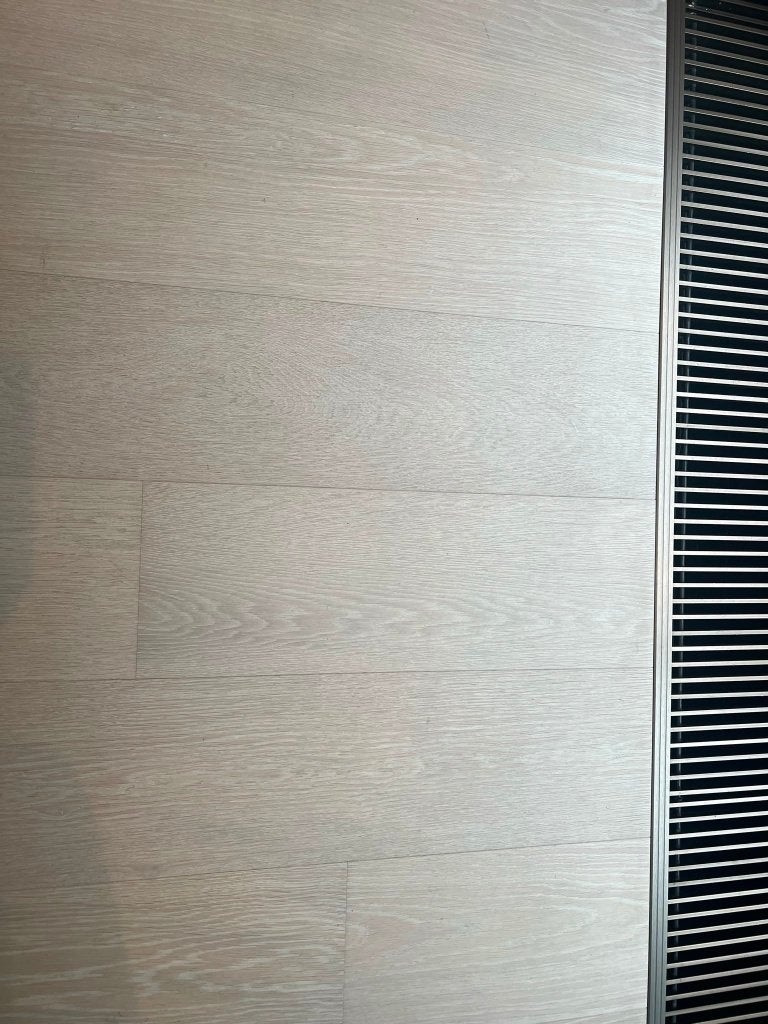 Eiken planken vloerdelen / ge-olied wit/grijs, Ophalen, Minder dan 25 mm, Eiken, Zo goed als nieuw