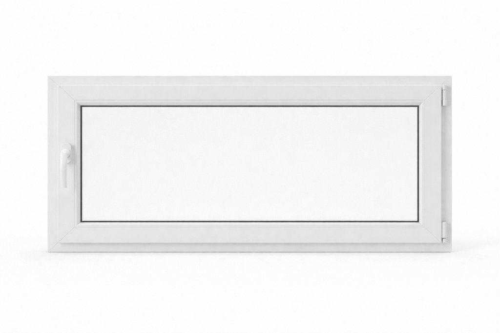 Kunststof Draaikiepkozijn 100 X 50 Cm Antraciet 70mm |, Niet ingevuld, Kunststof, Raamkozijn, Niet ingevuld