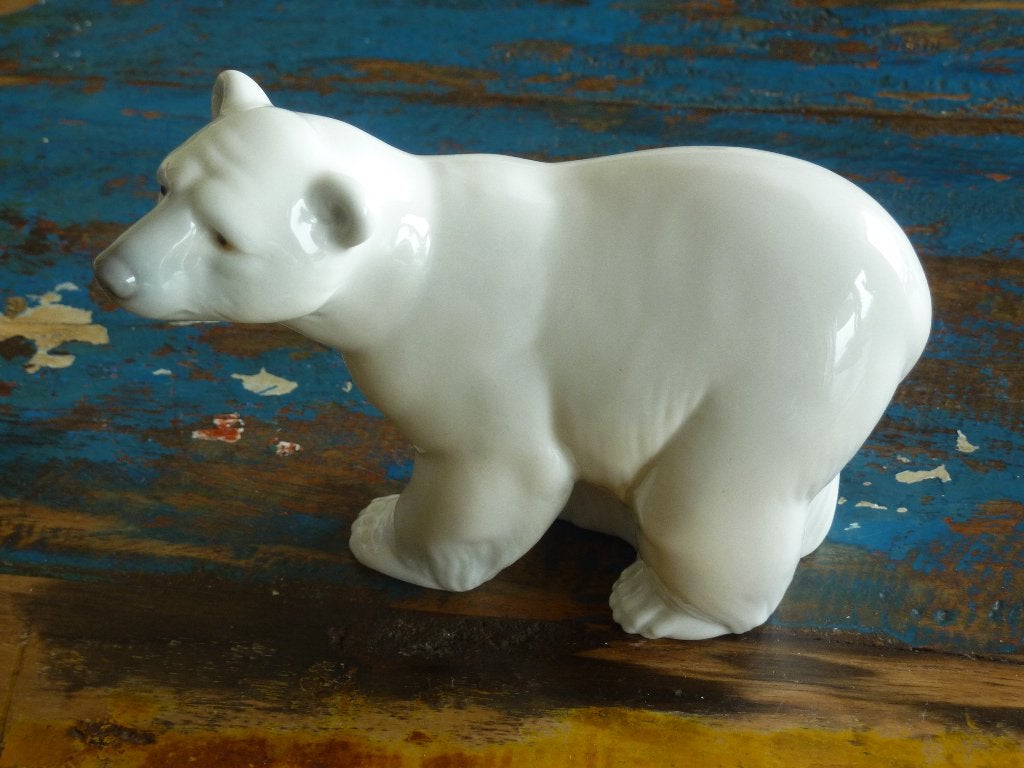 Beeldje ijsbeer polar bear Llandro, Verzenden, Nieuw, Dier