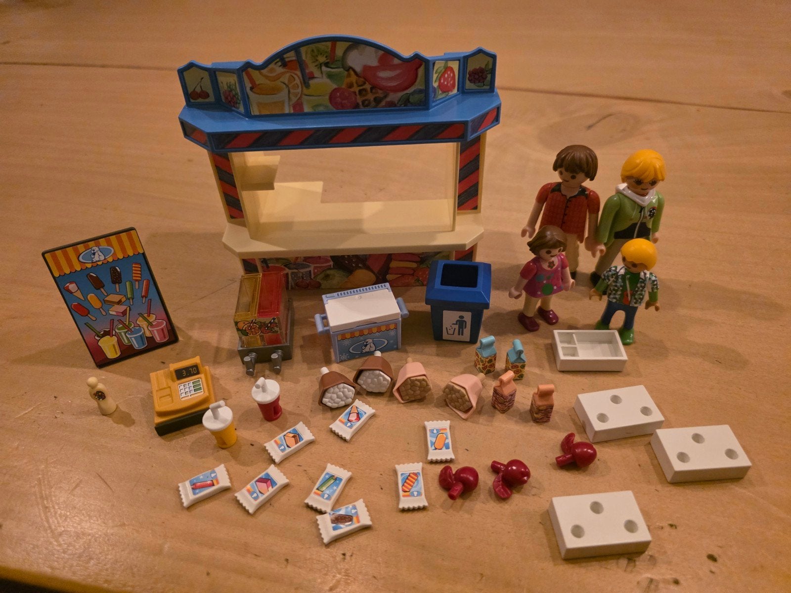 Playmobil 5555 snoepkraam compleet, Ophalen of Verzenden, Gebruikt, Complete set, Overige typen
