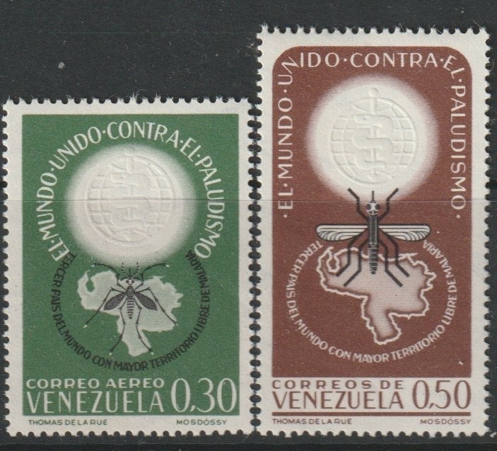 TSS Kavel 10155 Venezuela pf minr 1479-1480 Malaria, Ophalen, Postfris, Zuid-Amerika