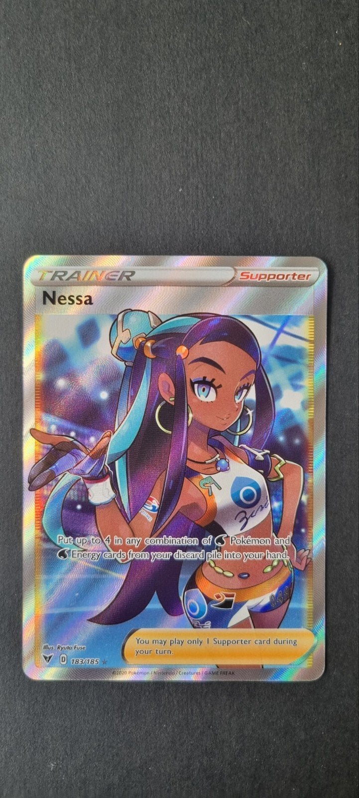 Nessa VIV 183, Hobby en Vrije tijd, Verzamelkaartspellen | Pokémon, Ophalen of Verzenden, Zo goed als nieuw, Losse kaart, Foil