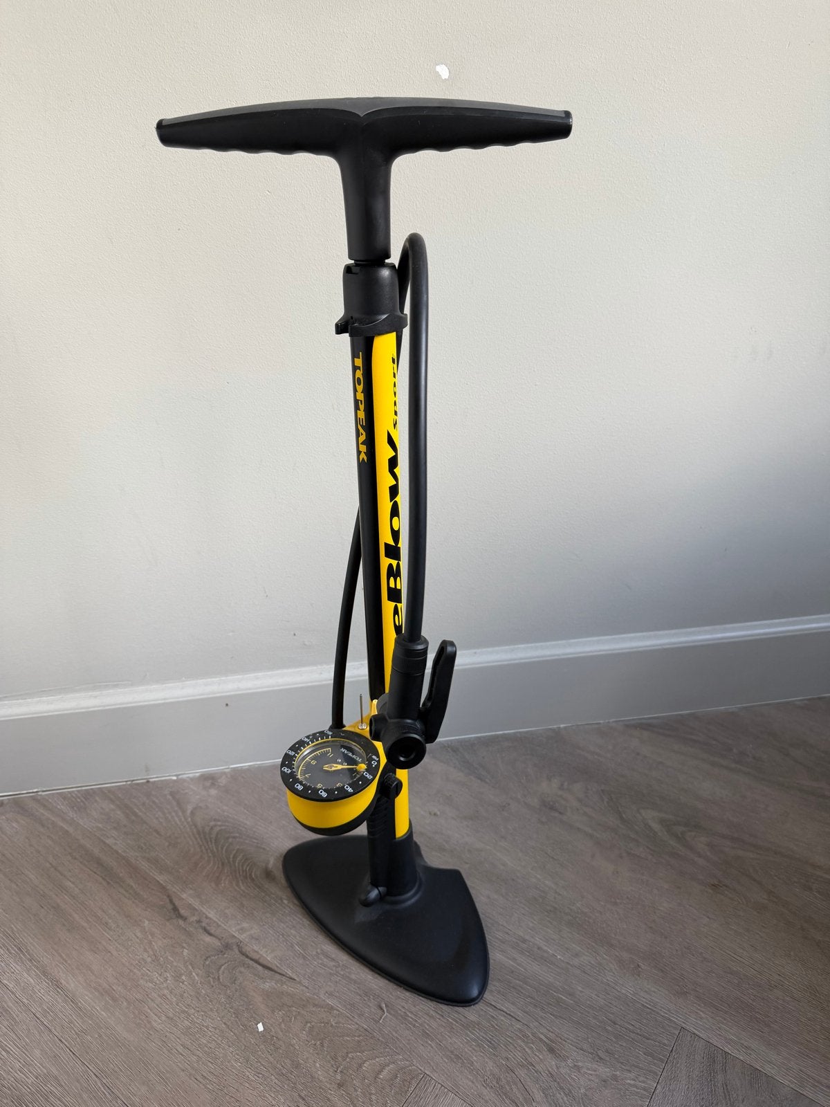 Topeak JoeBlow Sport II Fiets Pomp met Drukmeter, Ophalen, Drukmeter, Gebruikt