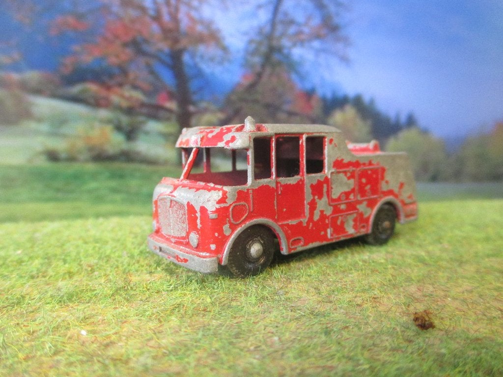 1/93 Merryweather Marquis Series III Fire Engine Lesney BPW, Ophalen of Verzenden, Gebruikt, Auto