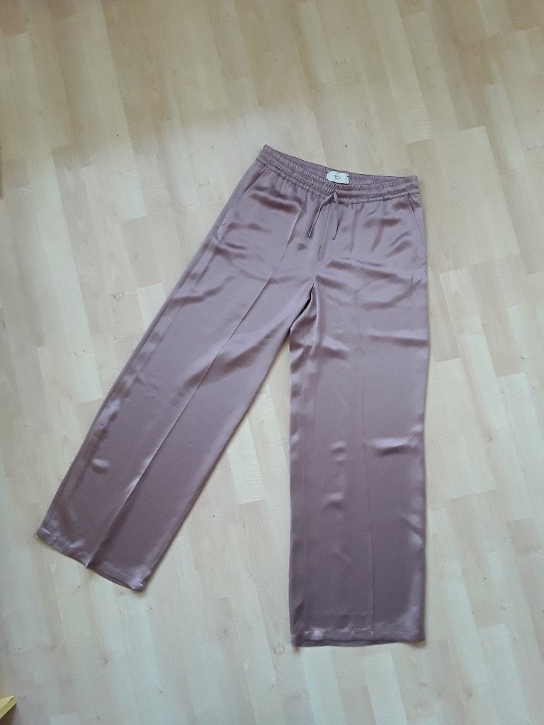 Ame Antwerp oud roze satijnen broek mt 40, Maat 38/40 (M), Verzenden, Zo goed als nieuw, Roze