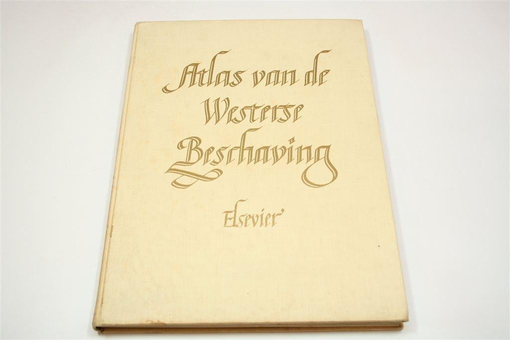 Atlas van de Westerse Beschaving — Vintage Cultuuratlas 1951, Ophalen of Verzenden, Gelezen, Europa