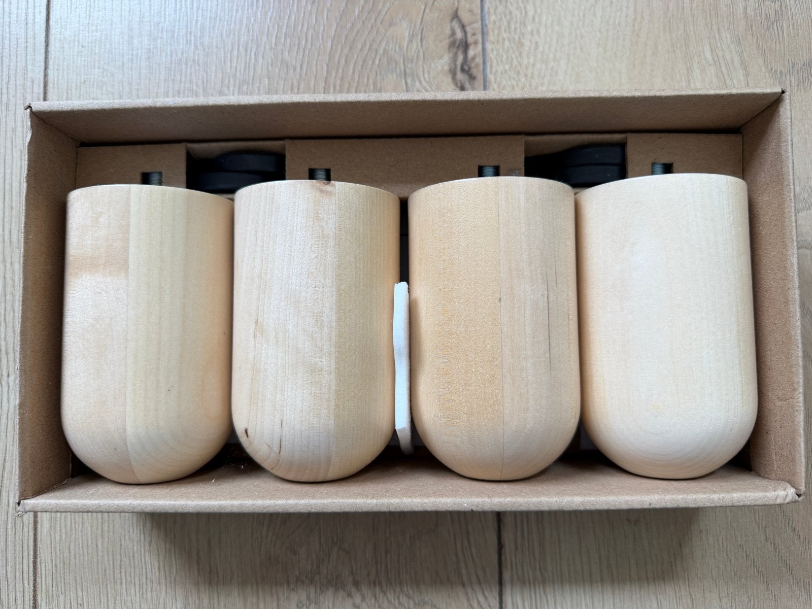 IKEA BÅTSFJORD Tafelpoot Berkenhout 10 cm (4 stuks), Tafelpoot, Nieuw, Minder dan 50 cm, Ophalen of Verzenden