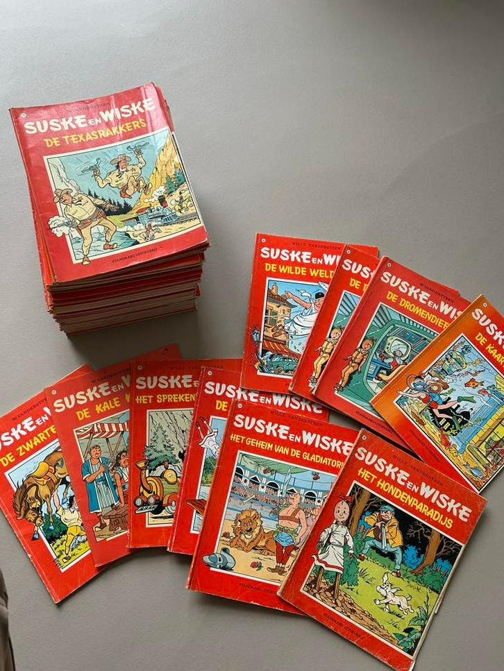 Collectie Suske & Wiske stripalbums(54) - Divesen titels, Meerdere stripboeken, Ophalen, Gelezen