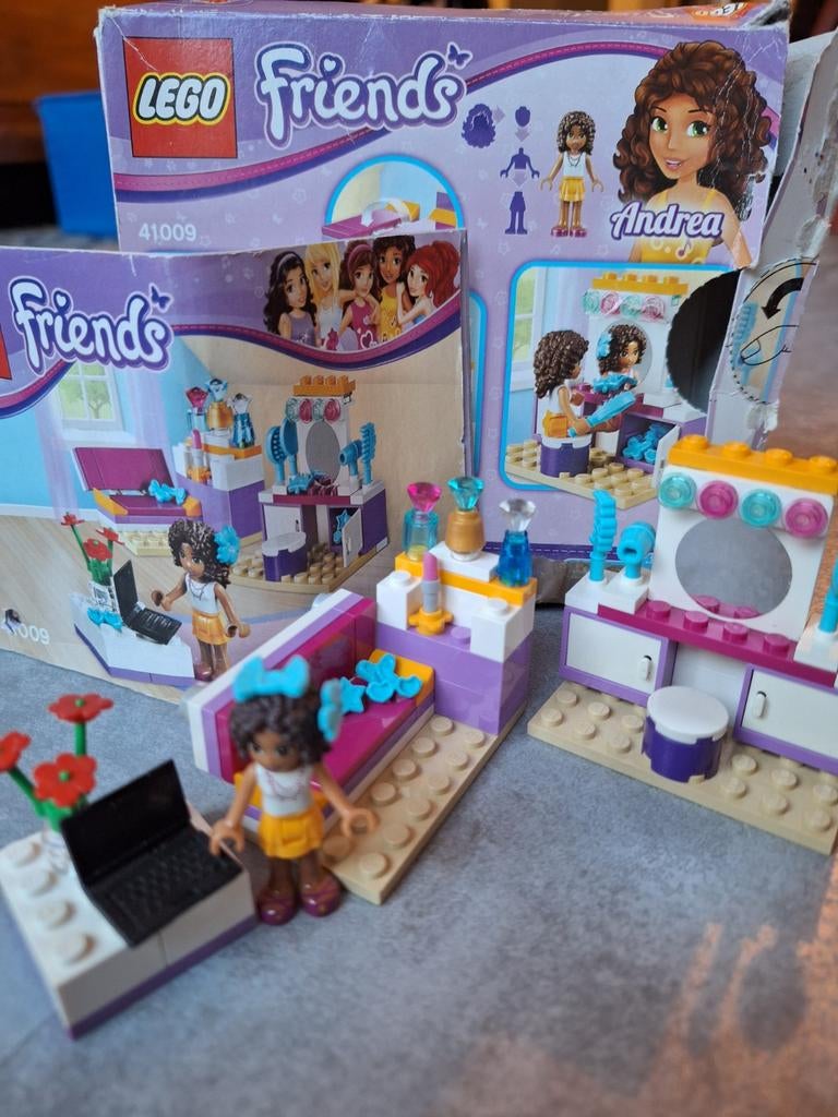 Lego Friends Andrea's Beauty Salon 41009, Kinderen en Baby's, Speelgoed | Duplo en Lego, Ophalen, Gebruikt, Complete set, Lego