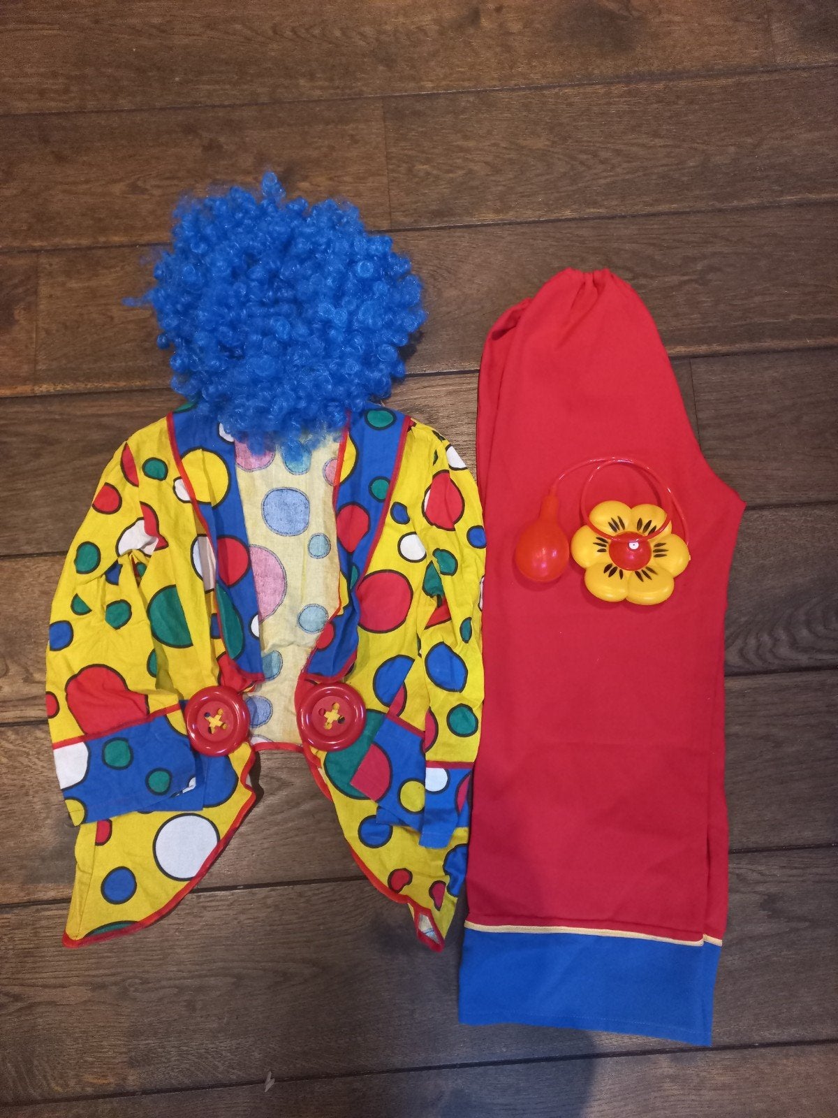 Kinder clownspak maat 140, Ophalen of Verzenden, Zo goed als nieuw, 134 t/m 140, Jongen of Meisje