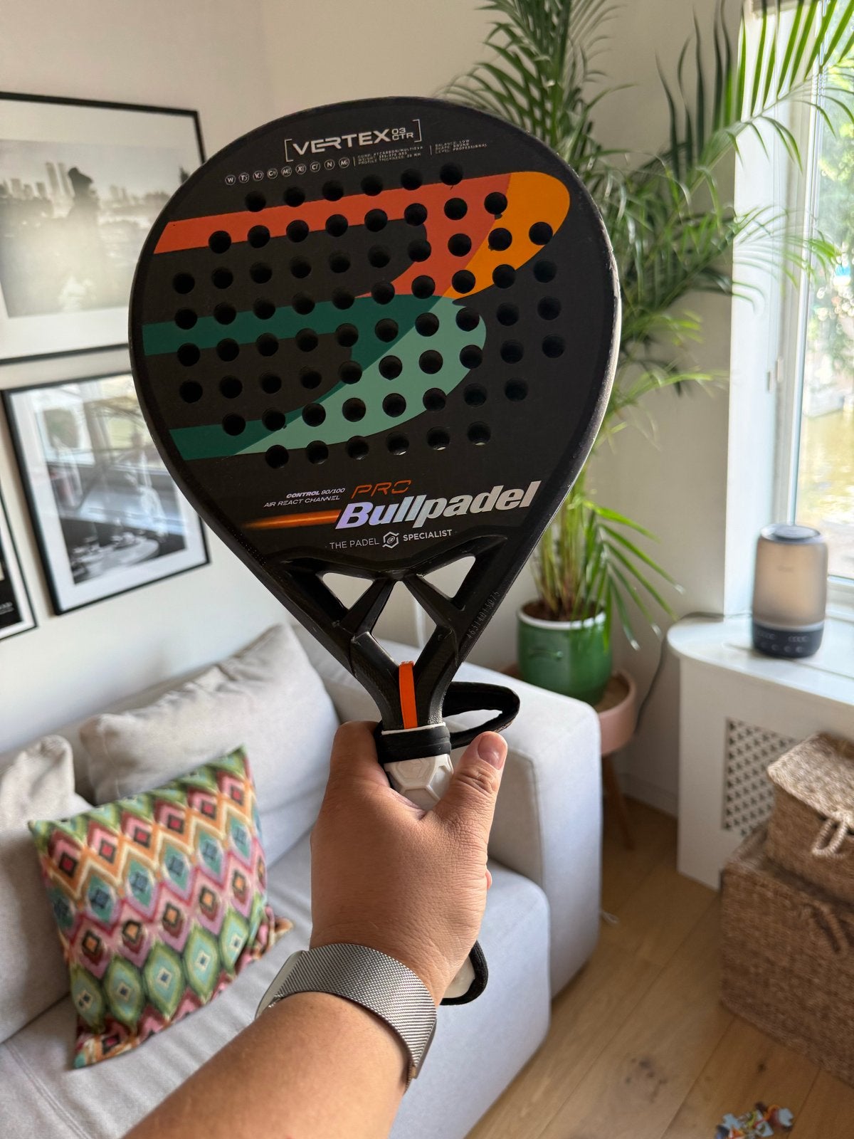 Bullpadel Vertex 03 CTR Padelracket, Ophalen, Gebruikt, Padelracket