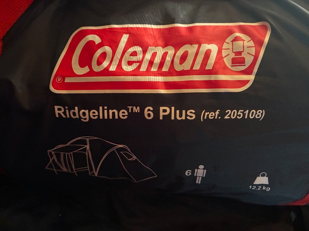 Coleman ridgeline 6 plus gezinstent, Caravans en Kamperen, Tenten, Ophalen of Verzenden, Zo goed als nieuw, Tot en met 6