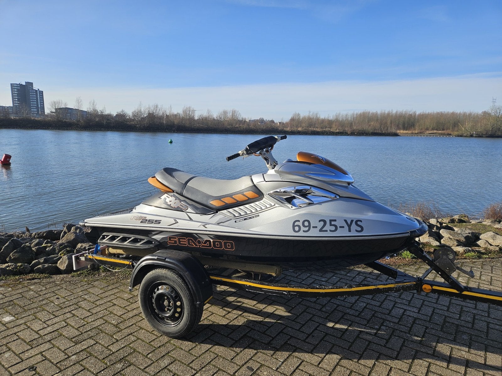 Sea-Doo RXP-X 255 met trailer - Supercharged, Ophalen, Gebruikt, Benzine, 200 pk of meer