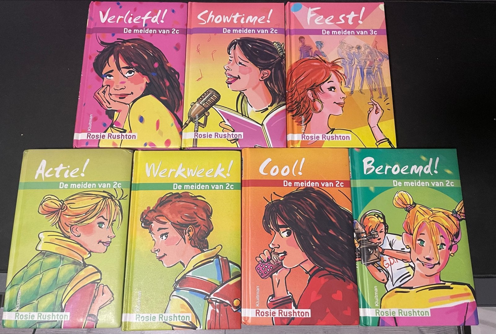 De Meiden van 2c & 3c - Rosie Rushton (7 boeken), Boeken, Ophalen of Verzenden, Gelezen, Fictie