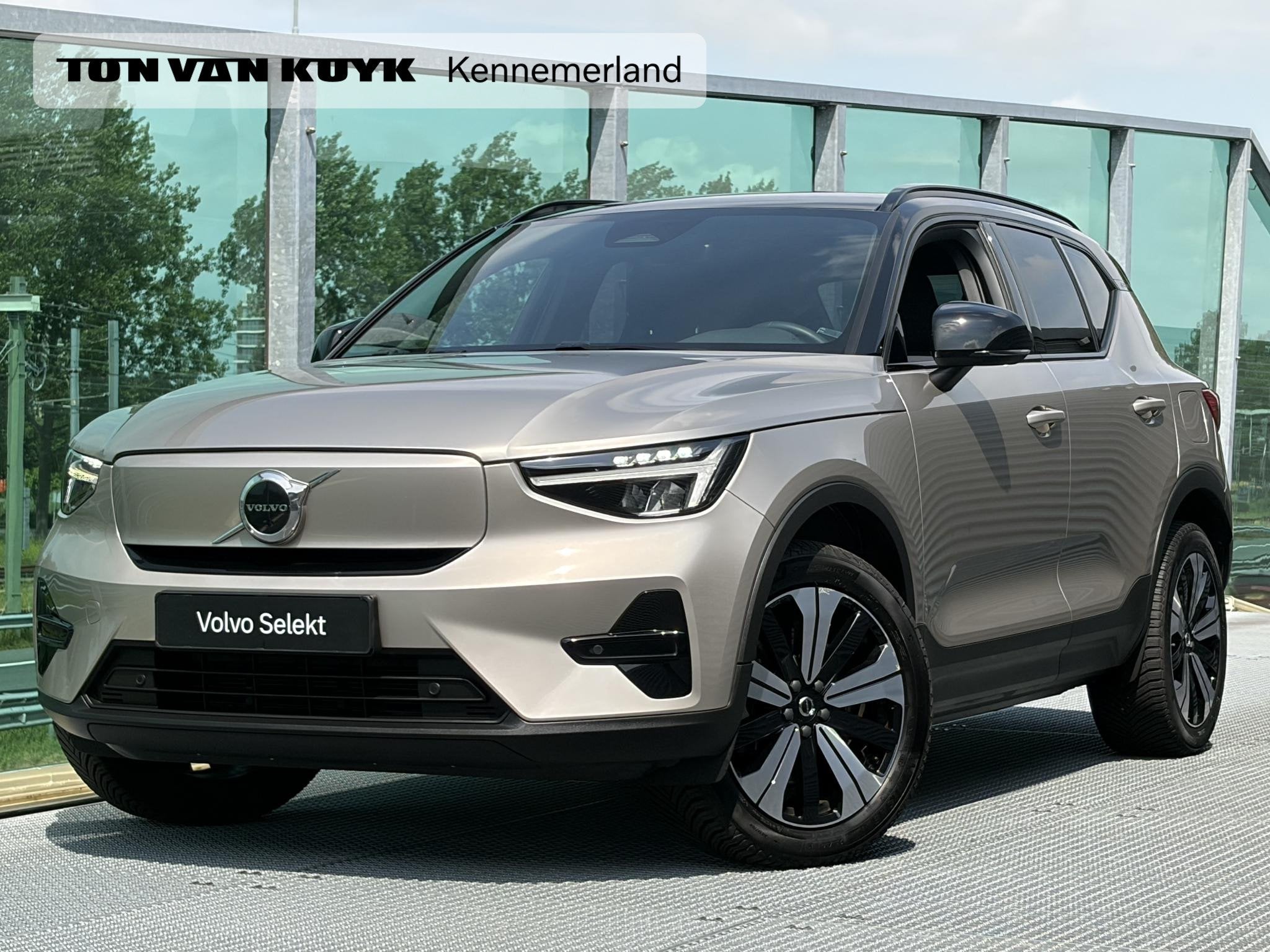 Volvo XC40 Recharge Core 70 kWh Full electric Automaat, Clim, Auto's, Volvo, Stof, Gebruikt, Volvo Selected Used Cars, Met garantie (alle)