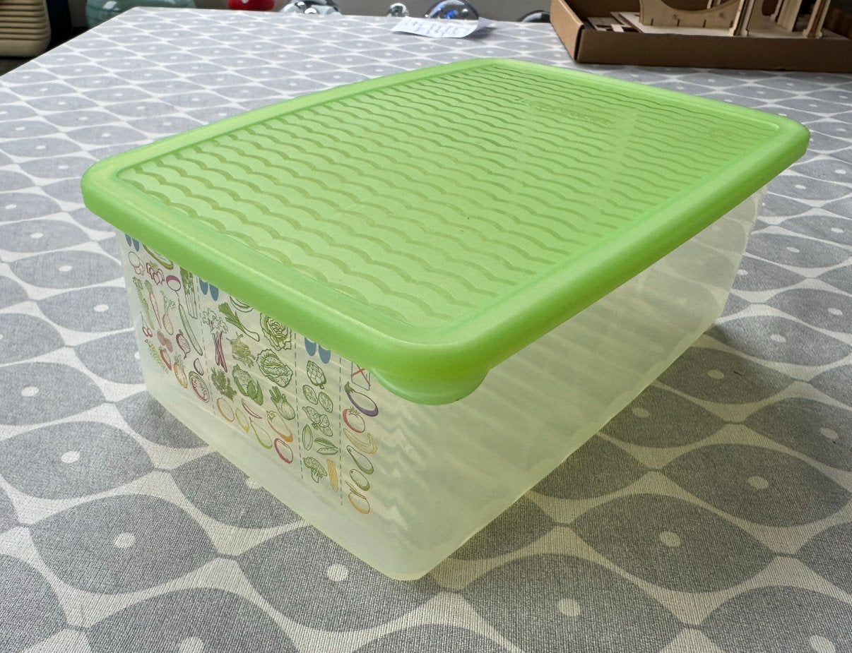 Tupperware VentSmart / FridgeSmart Vershouddoos – Als Nieuw, Bewaardoos, Ophalen of Verzenden, Groen, Met deksel