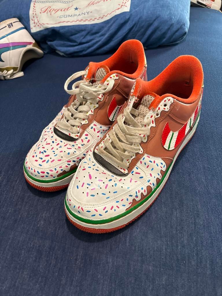 Nike Air Force 1 Low 'Sprinkle' Custom Sneakers, Kleding | Dames, Schoenen, Gedragen, Sneakers of Gympen, Overige kleuren, Ophalen of Verzenden