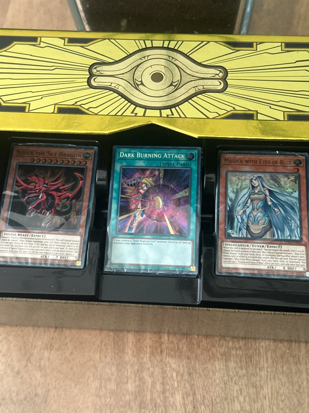 Yu-Gi-Oh! Kaarten: Slifer, Dark Burning Attack, Maiden, Ophalen of Verzenden, Nieuw, Meerdere kaarten