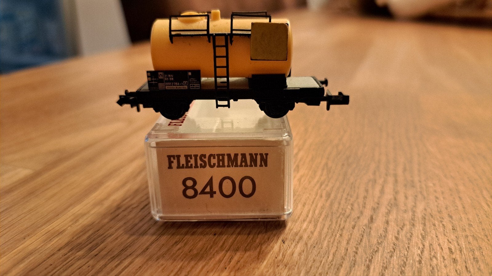 Fleischmann tank wago  Shell, Gebruikt, Gelijkstroom, Fleischmann, Wagon