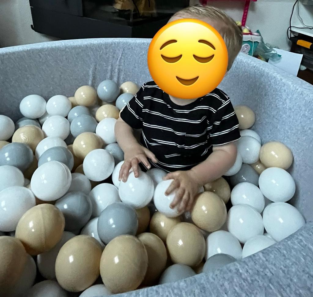 MeowBaby Ronde Katoenen ballenbak Model Safari, Hobby en Vrije tijd, Ophalen, Zo goed als nieuw, Overige