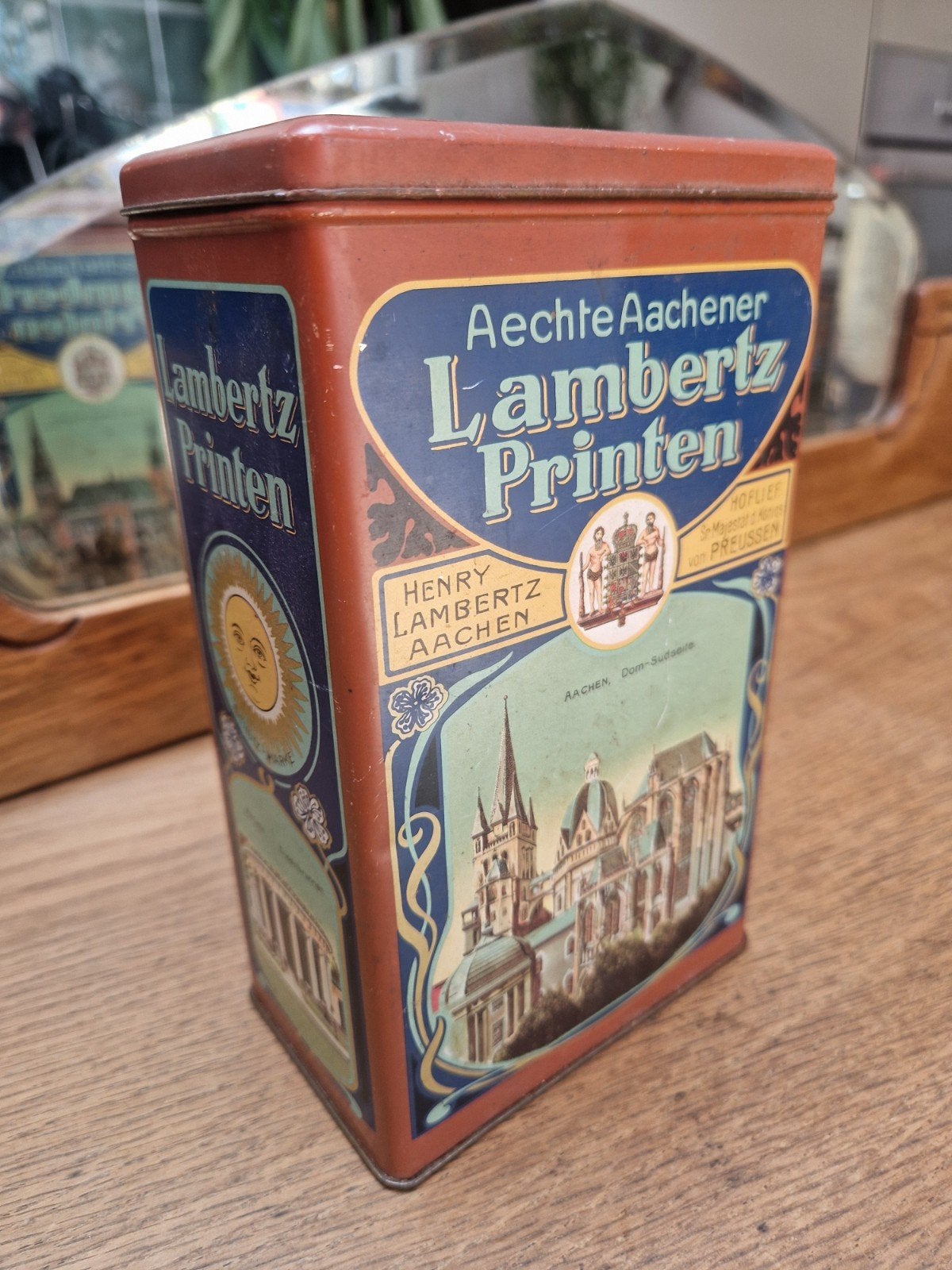 Prachtig Lambertz Printen Blik (Aken) - Hofleverancier, Ophalen of Verzenden, Zo goed als nieuw, Overige, Overige merken