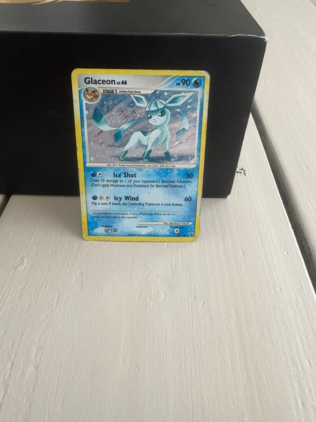 Glaceon majestic dawn holo, Ophalen of Verzenden, Zo goed als nieuw, Meerdere kaarten, Foil