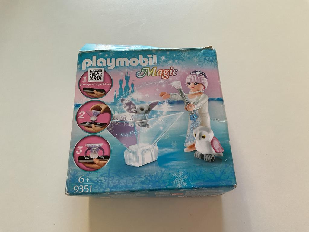 Playmobil Magic 9351 IJsprinses met magische uil, Ophalen, Complete set
