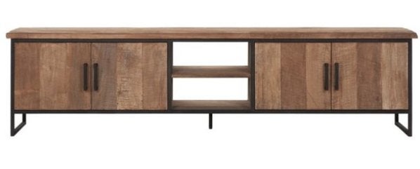 Tv meubel Beam Large Whoon l Meubilex l van €1499 voor €869, Ophalen, Teakhout, Zo goed als nieuw, 200 cm of meer