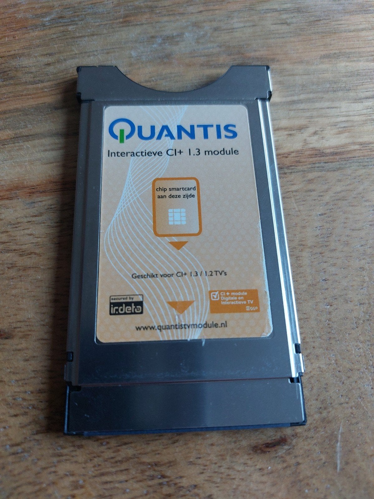 Quantis Interactieve CI+ 1.3 module Irdeto, Audio, Tv en Foto, Decoders en Harddiskrecorders, Ophalen of Verzenden, Gebruikt, Decoder