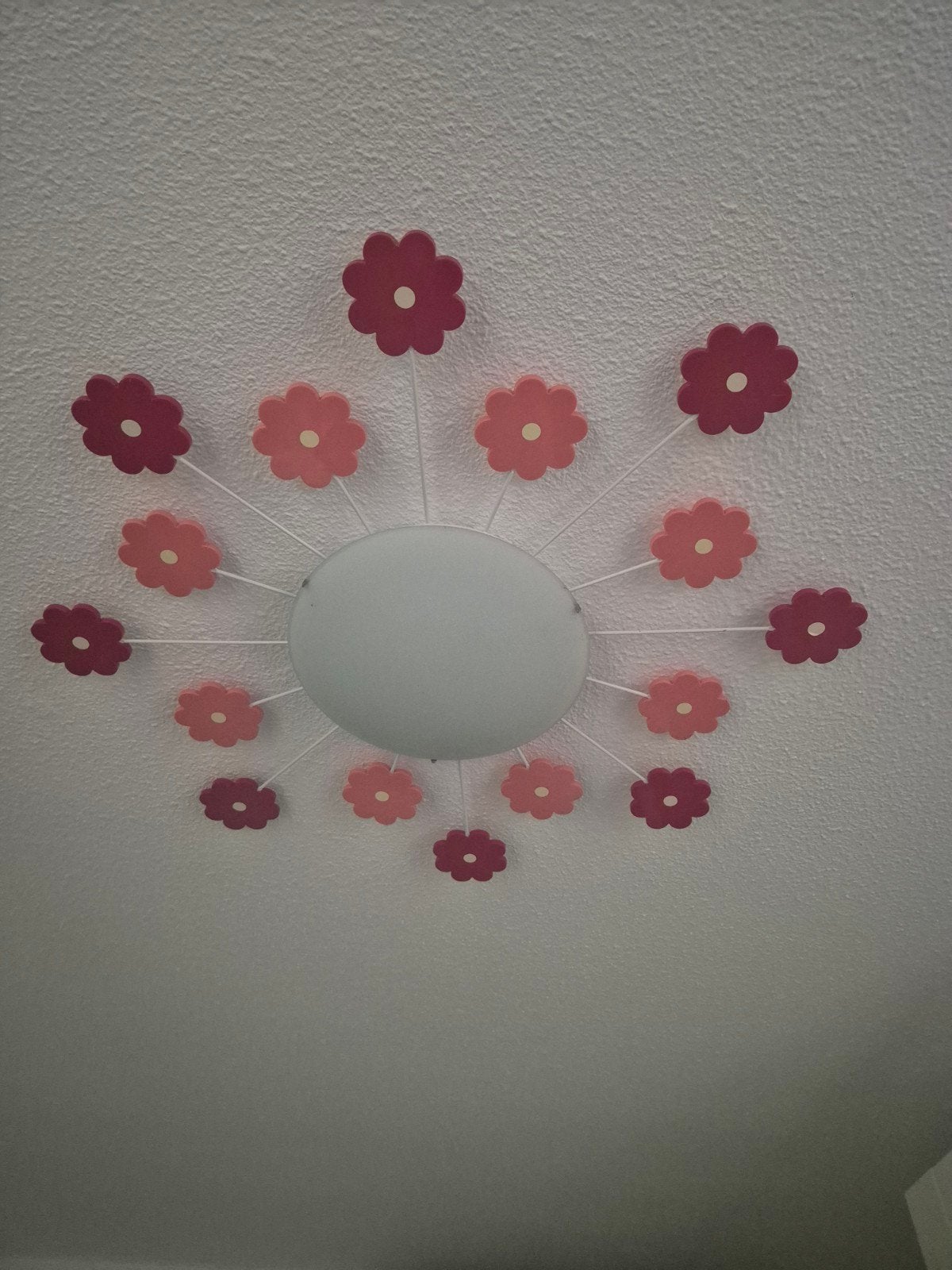 EGLO Viki Plafondlamp met Bloemhartjes - Glow in the Dark, Ophalen, Gebruikt, Meerkleurig, Overige merken