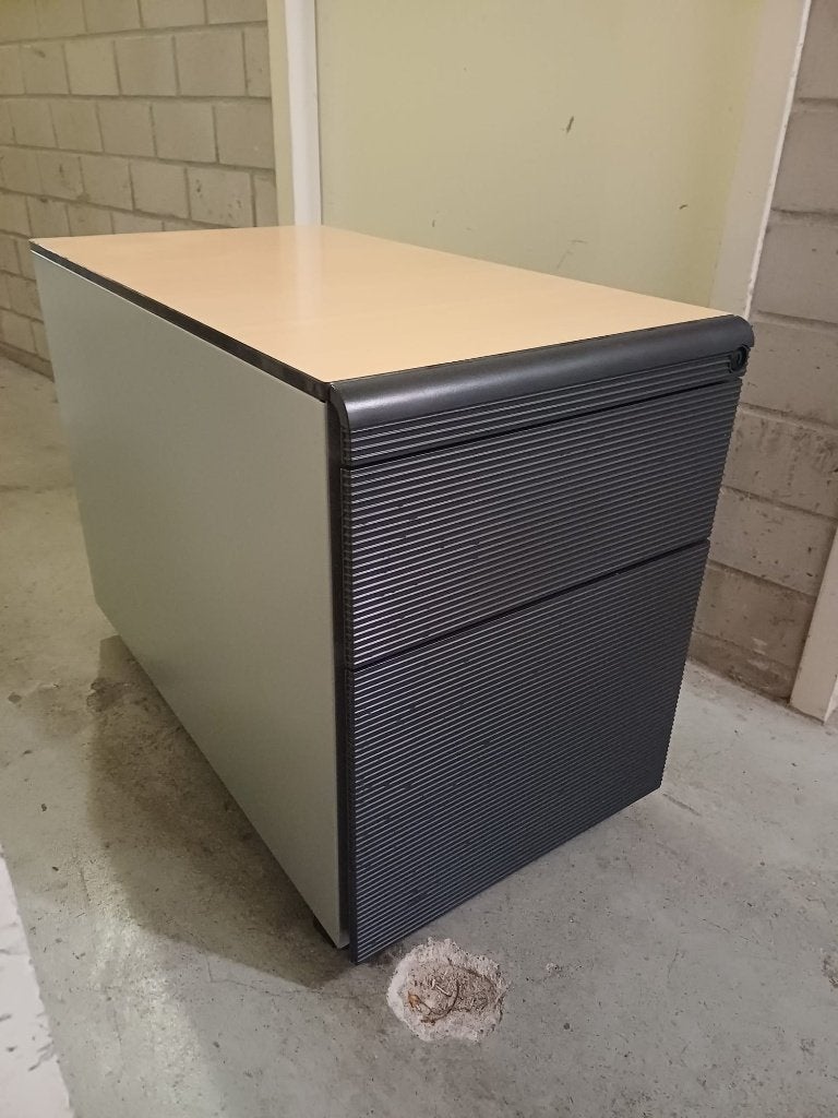 verrijdbaar ladeblok voor bij of onder een bureau, Huis en Inrichting, Kasten | Ladekasten, Gebruikt, 50 tot 100 cm, 3 of 4 laden