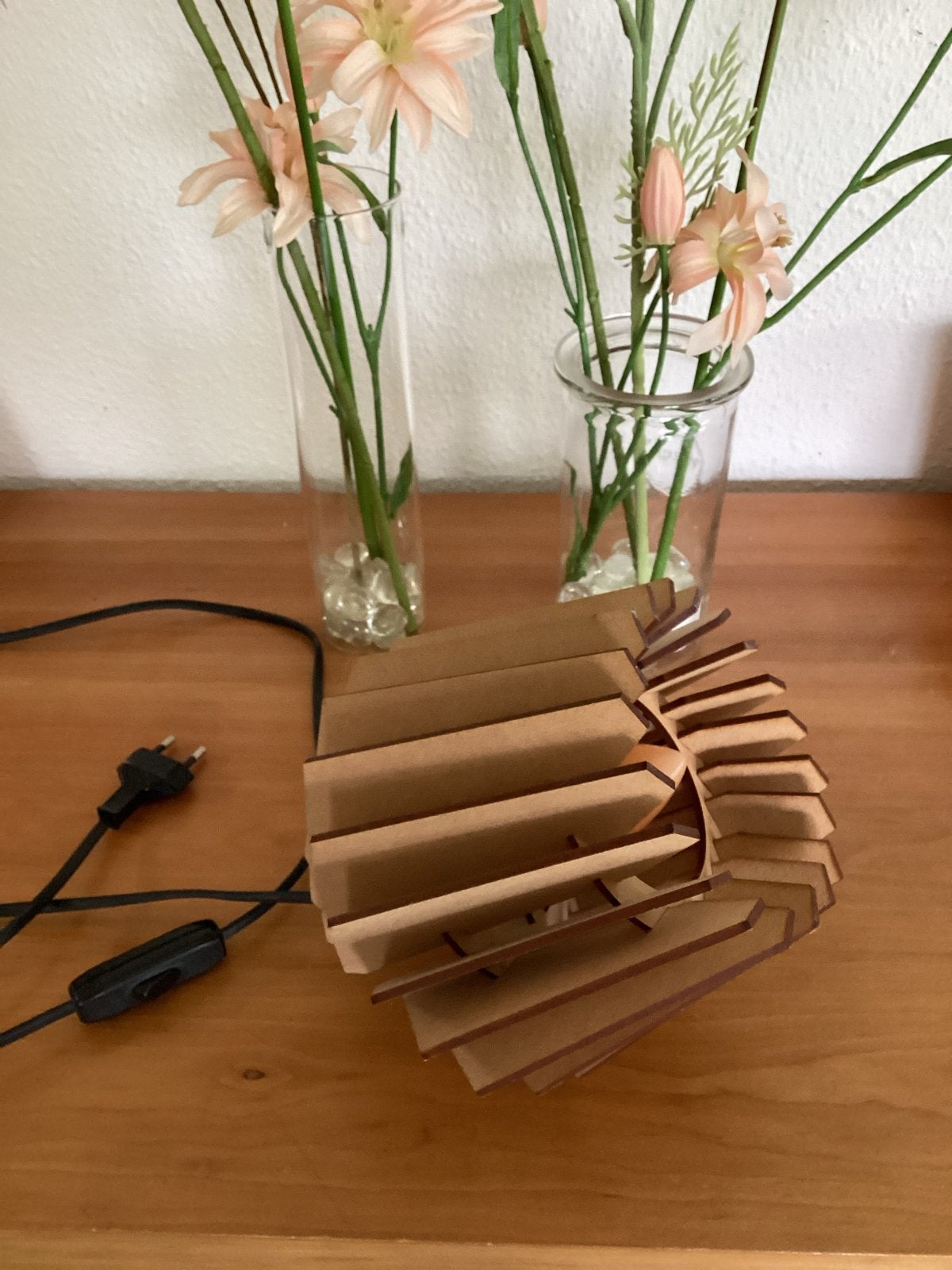Spot-nik lamp Van Tjalle en Jasper - Houtkleur, Ophalen, Design, Zo goed als nieuw, Minder dan 50 cm