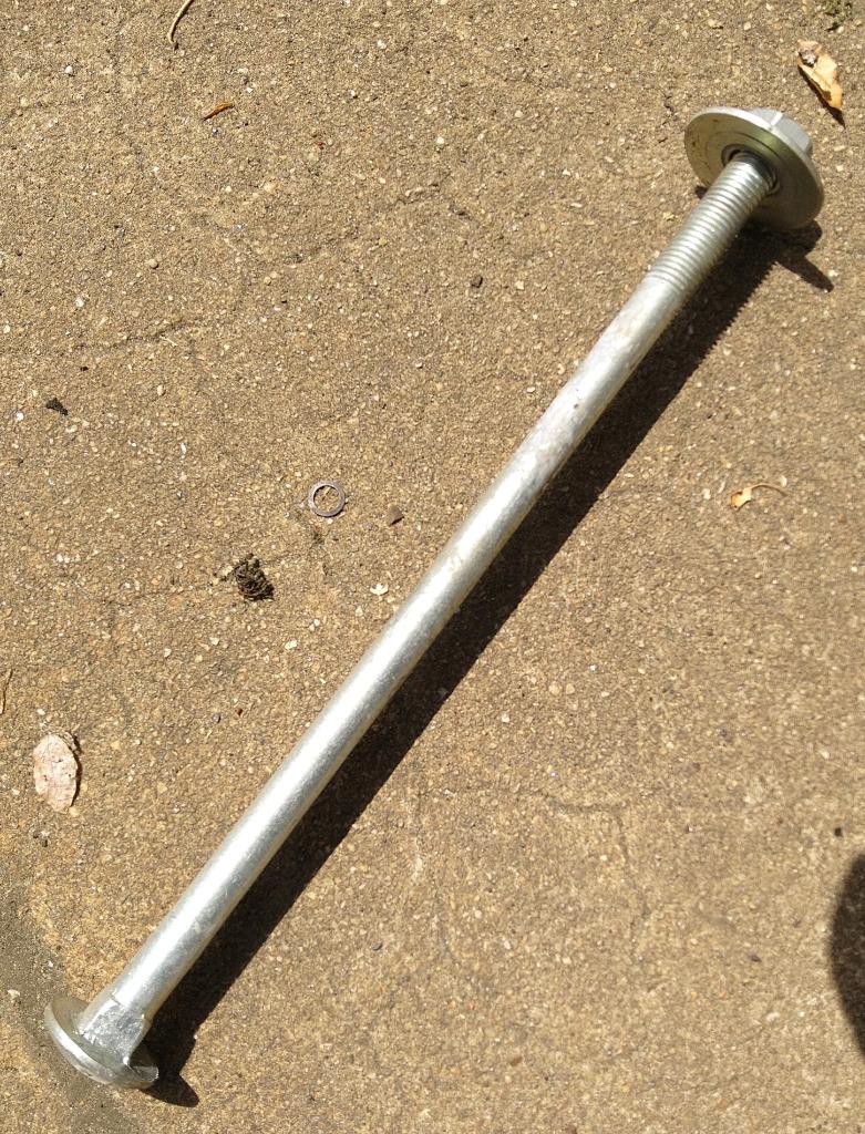 33x Lange bouten M16x340 dak balken constructie, Ophalen of Verzenden, Gebruikt, 250 mm of meer, Bouten of Moeren