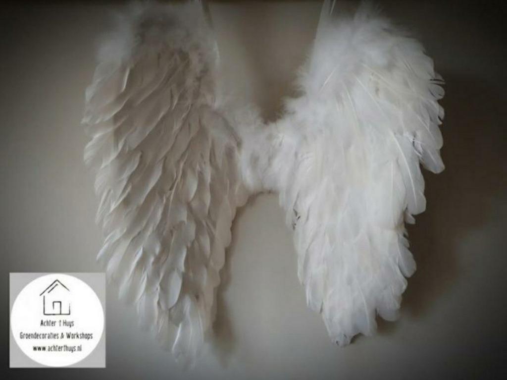 Witte engelen vleugels - engel - wings - voorjaar - carnaval, Huis en Inrichting, Woonaccessoires | Overige, Nieuw, Ophalen of Verzenden