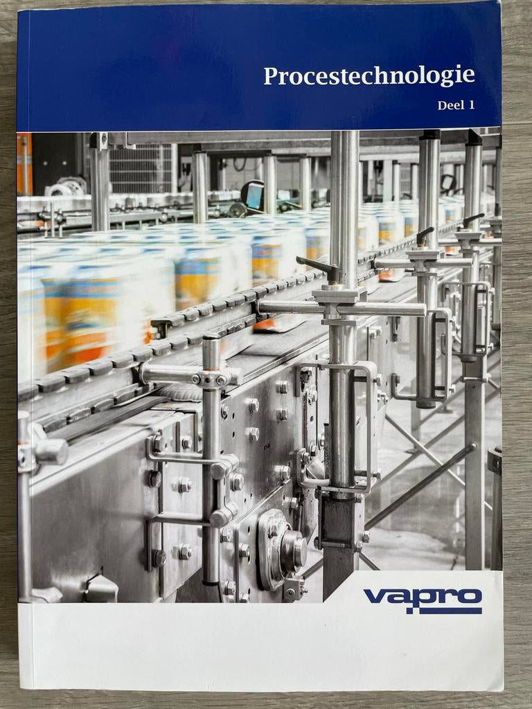 Proces Technologie Boek - Vapro Deel 1, Ophalen of Verzenden, Zo goed als nieuw, Overige onderwerpen
