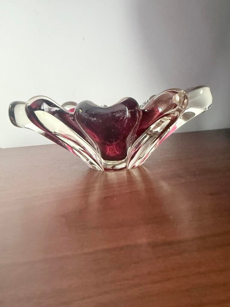 Josef Hospodka Chřibská Asbak - Tsjechisch Design, Antiek en Kunst, Antiek | Glas en Kristal, Ophalen of Verzenden