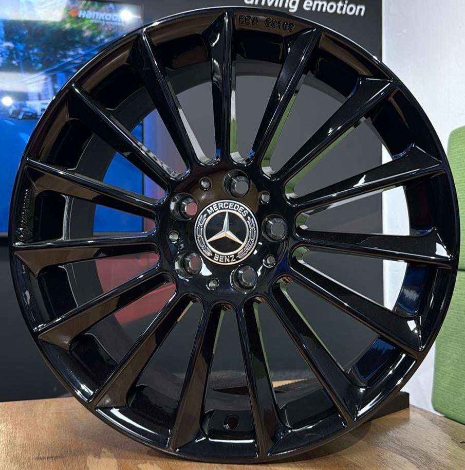 Zwarte Velgen Mercedes A W176 W177 CLA B klasse 18" 5x112, Ophalen, 18 inch, Overige, Velg(en)