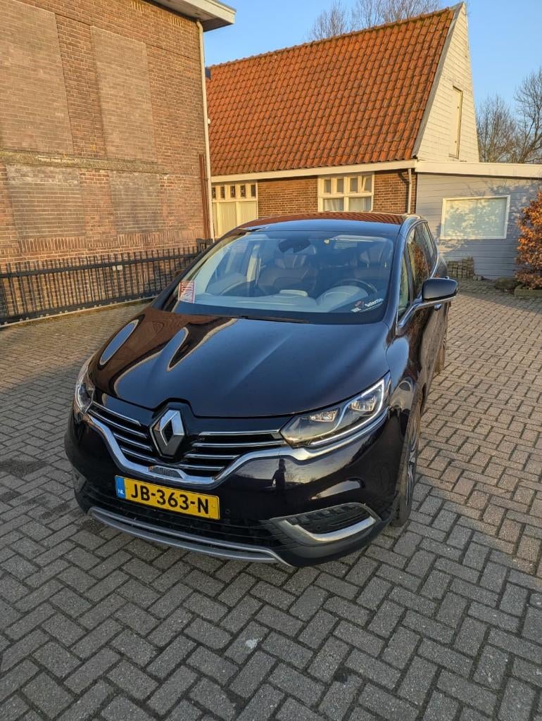Renault Espace 1.6 Energy TCe 200pk EDC 2016 Zwart, Auto's, Renault, Bedrijf, Espace, Benzine, B, MPV, Automaat, Origineel Nederlands