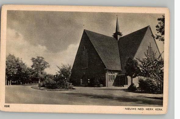 Ede Nieuwe Ned Herv Kerk, Verzenden, 1940 tot 1960, Ongelopen, Gelderland