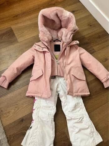 Ski pak air force maat 4/5 yo, Ophalen of Verzenden, Zo goed als nieuw, Meisje
