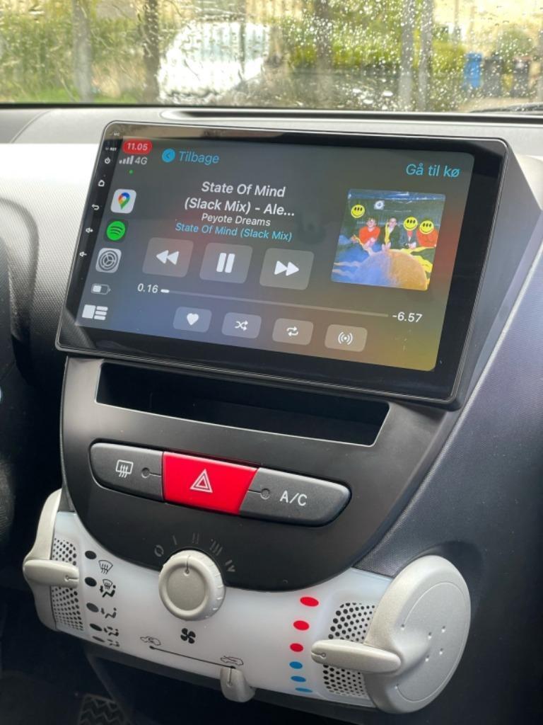Peugeot 107 radio navigatie android 14 usb wifi dab+ carkit, Ophalen of Verzenden, Nieuw