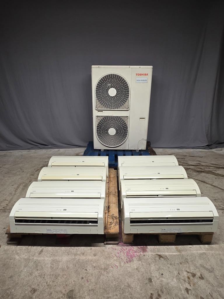 8x wand airco Toshiba MCY-MAP0501HT mini SMMS VRF 14,0 kW